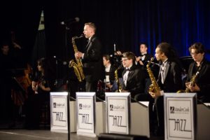 Pops jazz band Patrick Kelly Saxophone
